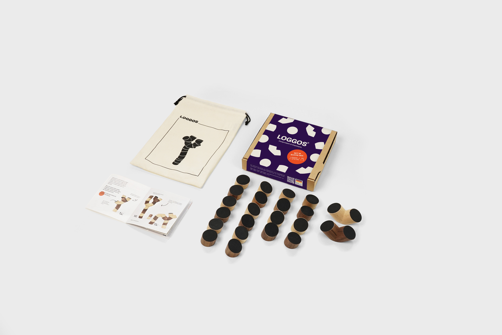 Loggos – designobject en stapelspel (M-set)