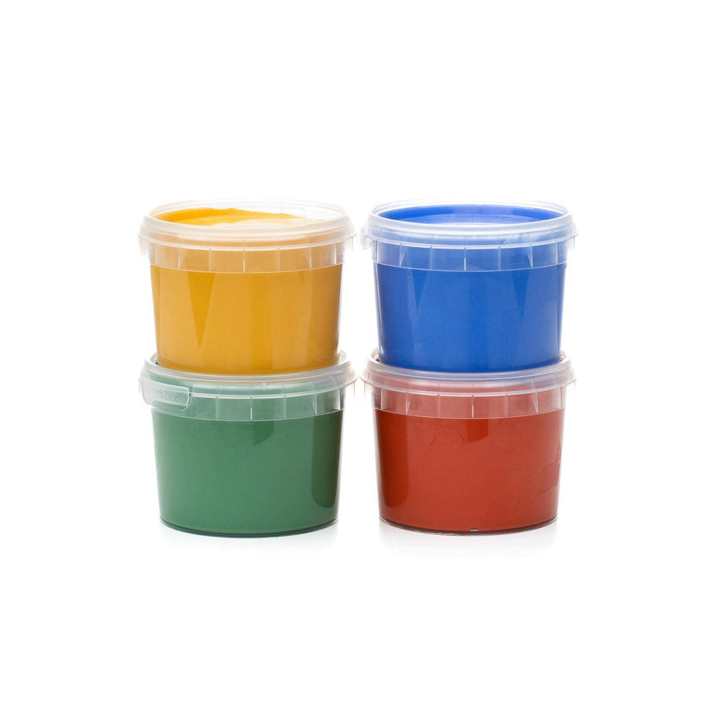 Biologische veganistische vingerverven set van 4 „Aki”