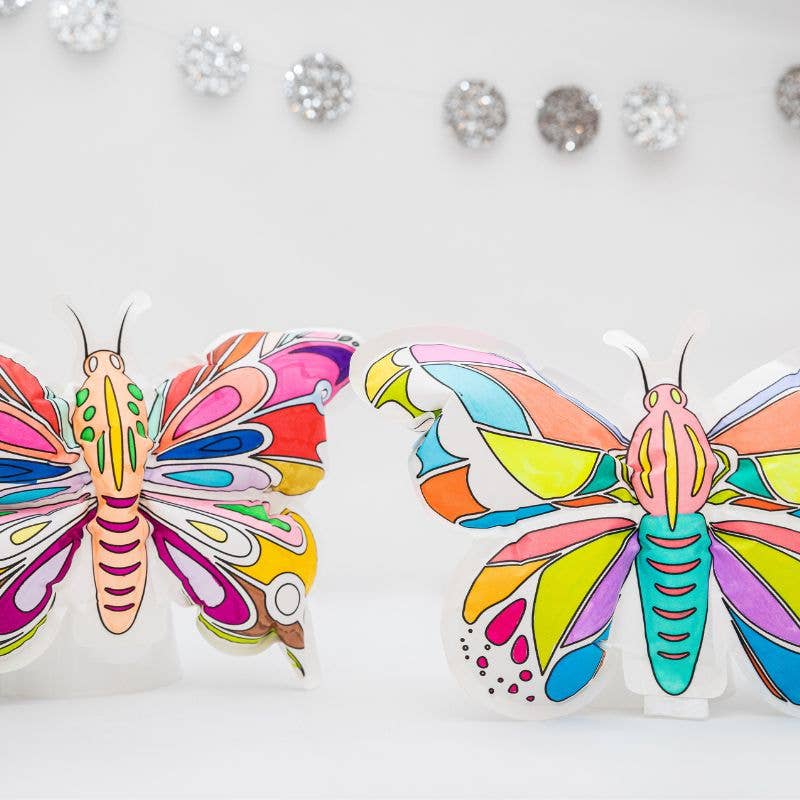 2 Opblaasbare Kleurplaten Vlinders