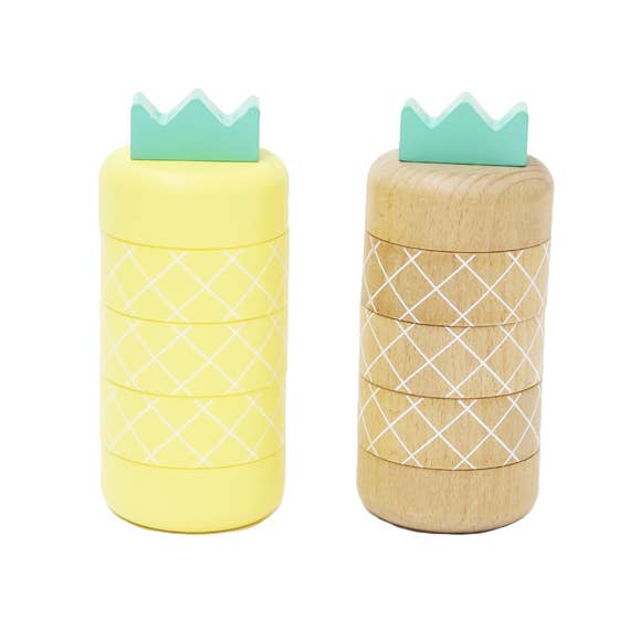 Aloha ananasspeelgoed om te gooien en te stapelen