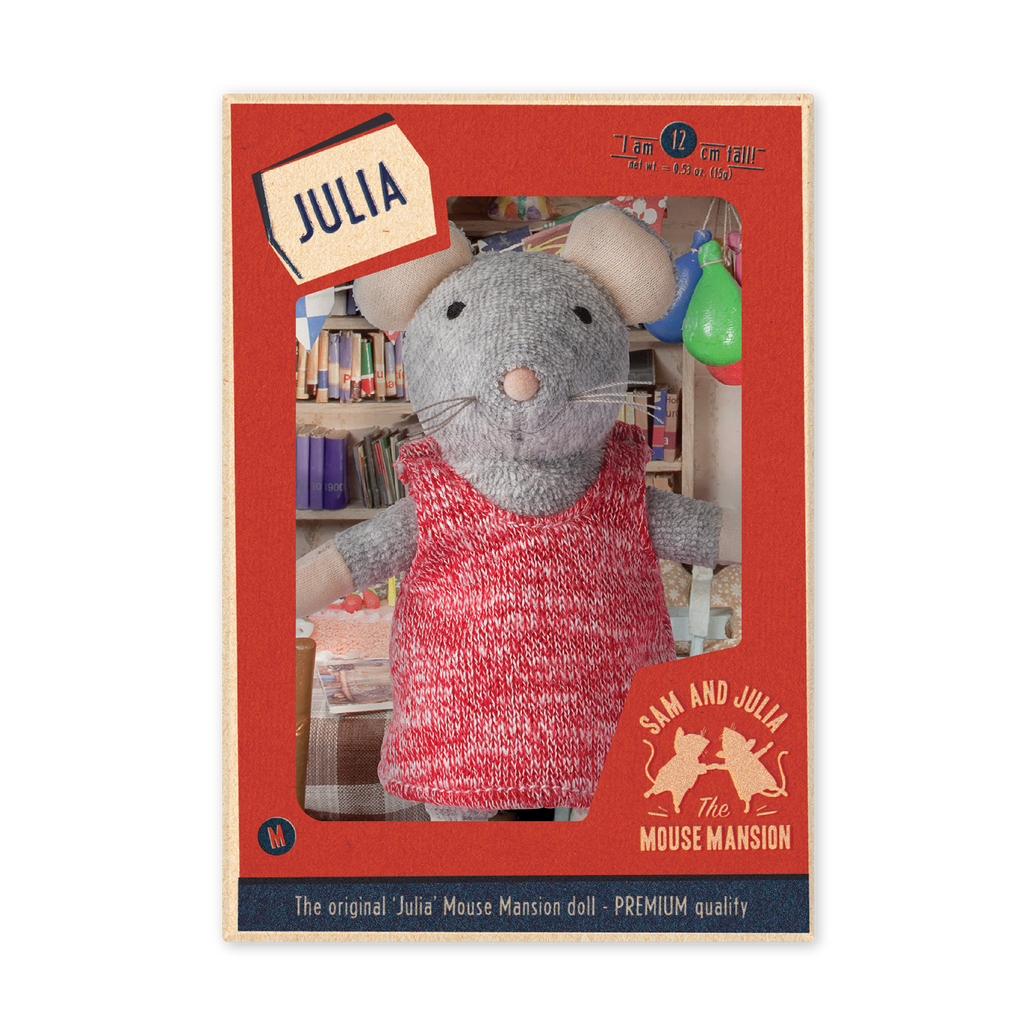 Knuffelmuis voor kinderen - Julia (12 cm) het Muizenhuis