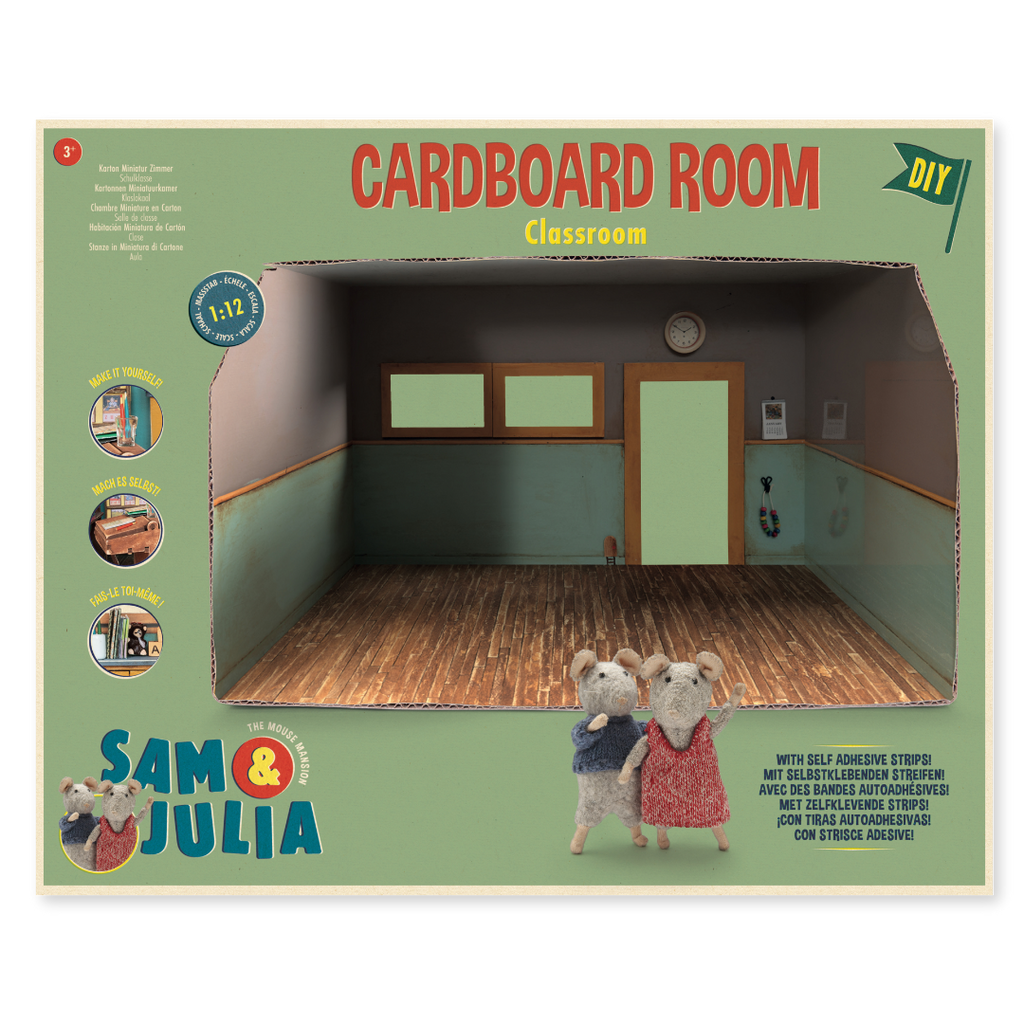 Kids DIY Muizenhuis Kartonnen Kamer - Klaslokaal