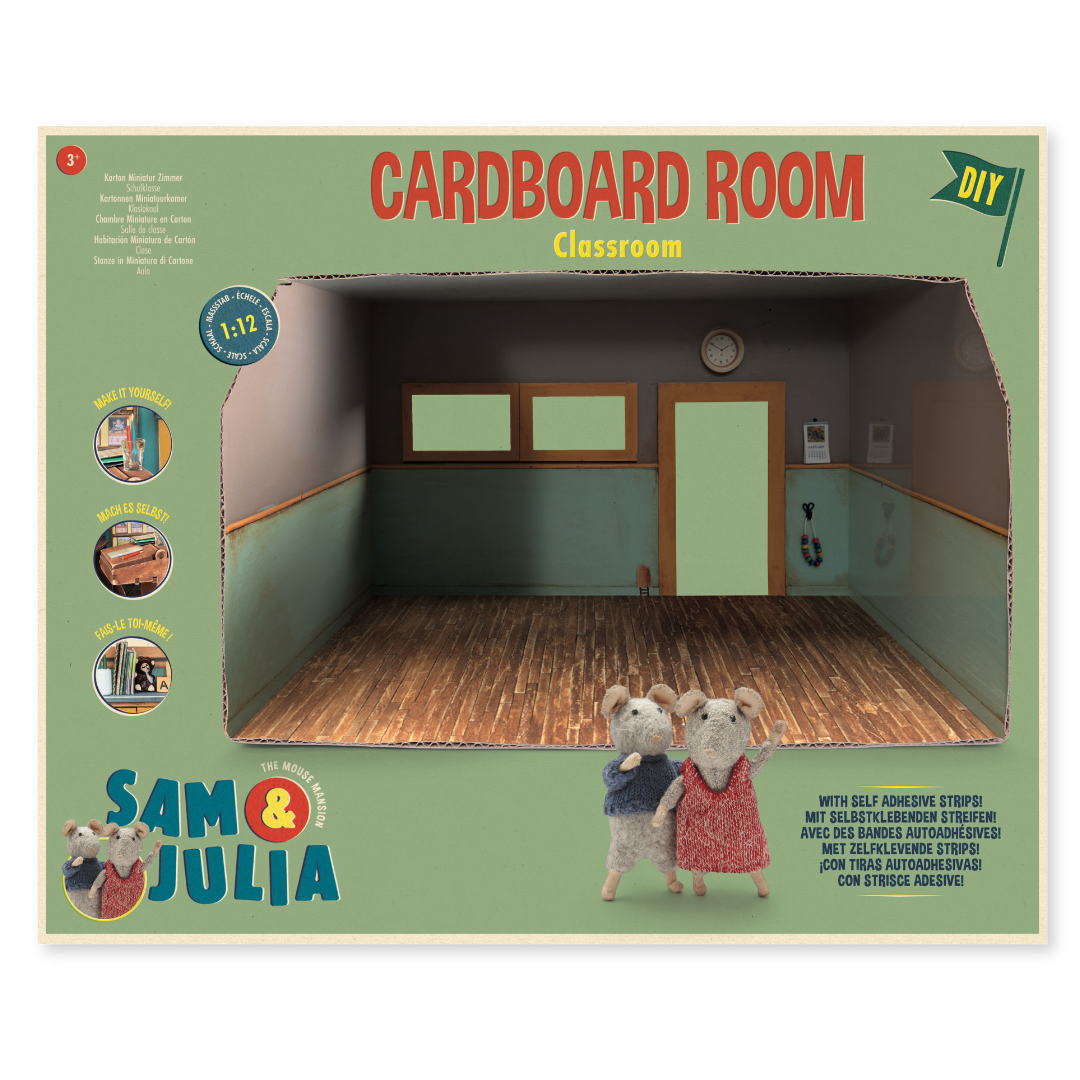 Kids DIY Muizenhuis Kartonnen Kamer - Klaslokaal