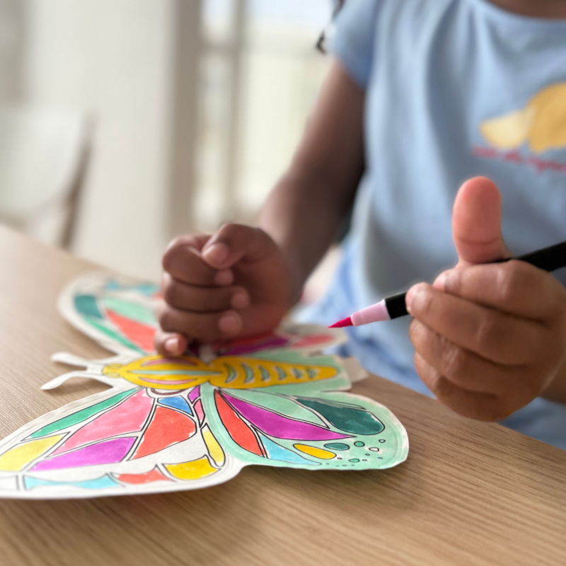 2 Opblaasbare Kleurplaten Vlinders