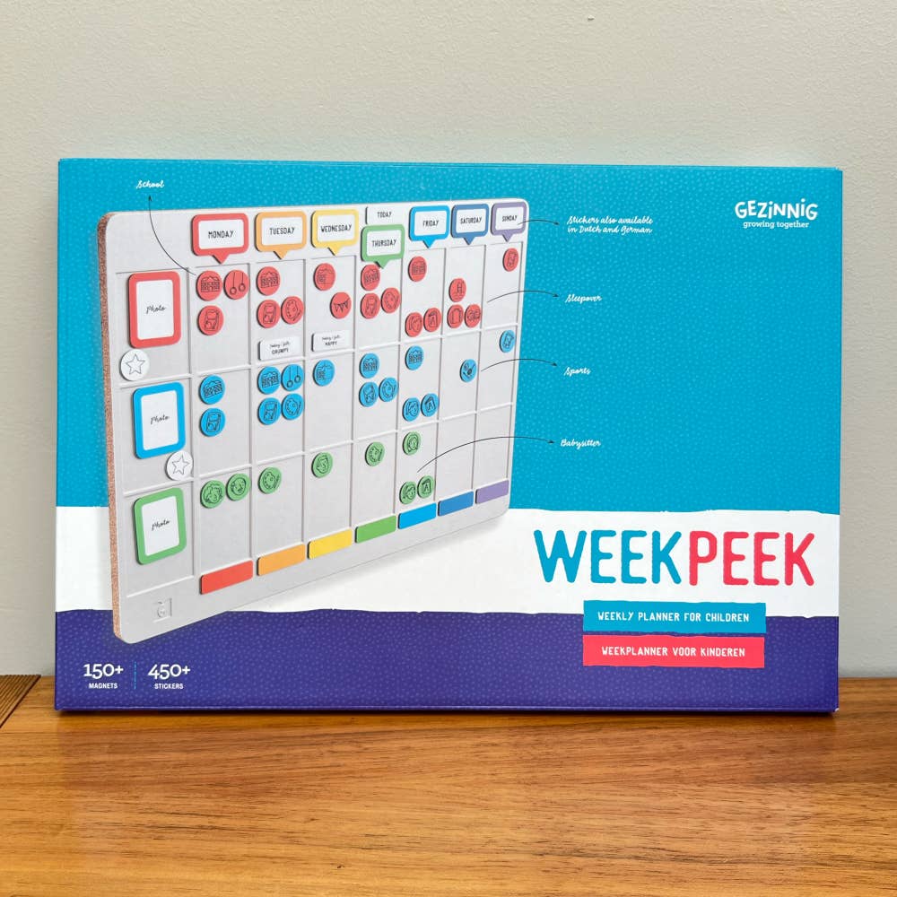 Weekpeek - wekelijkse planner voor kinderen