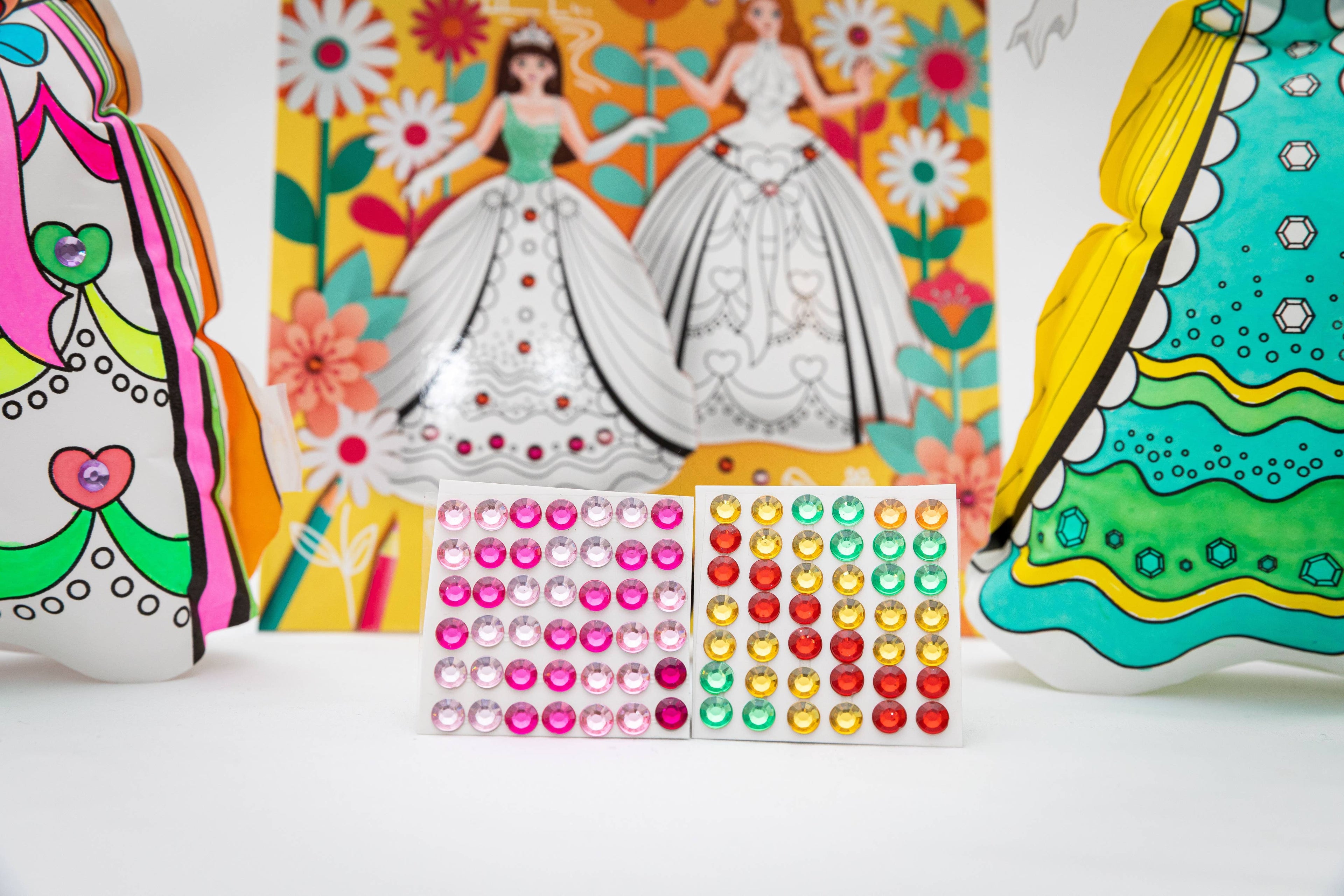 2 opblaasbare kleurplaten – Prinsessen