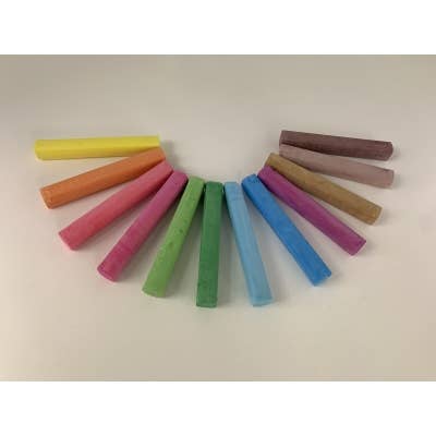 Krijtbord krijtjes in 12 kleuren