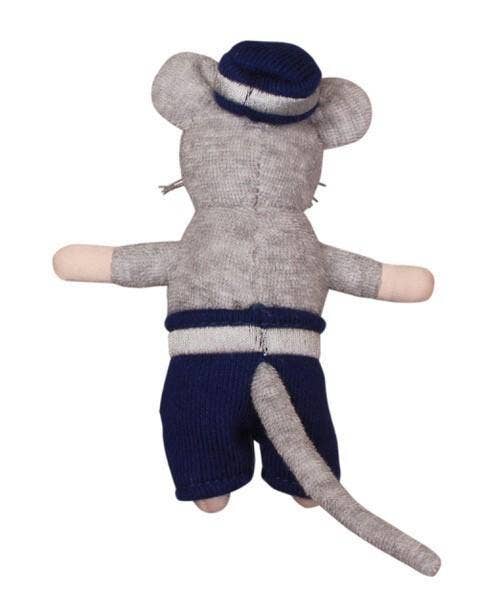 Knuffel muis voor kinderen - Opa Zeeman (12 cm) het muizenhuis