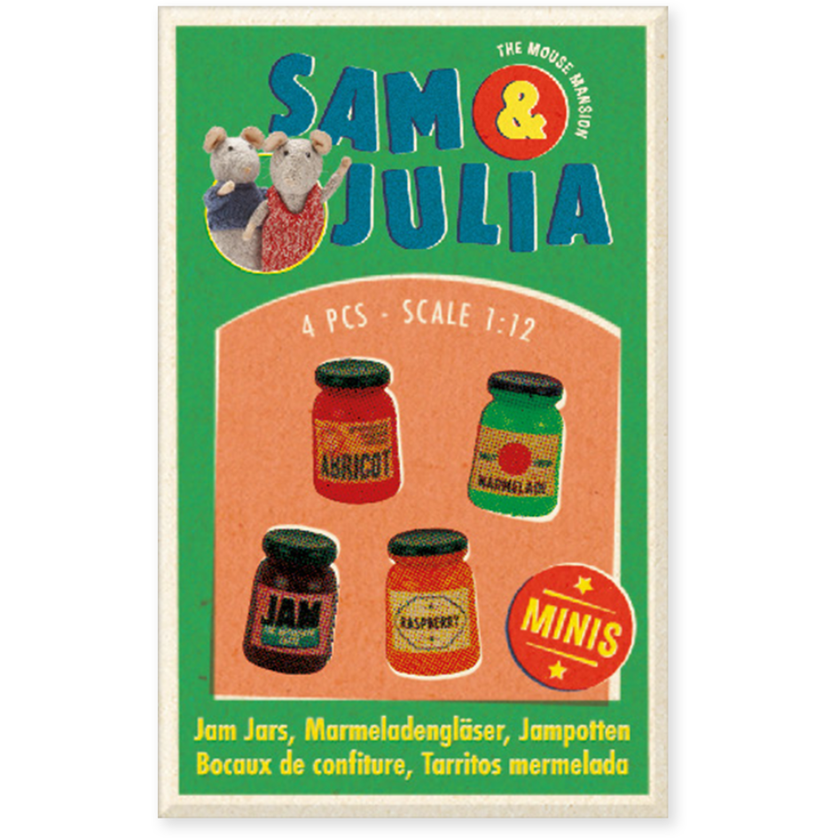 DIY-poppenhuisminiaturen voor kinderen - Jam Jars (schaal 1:12)