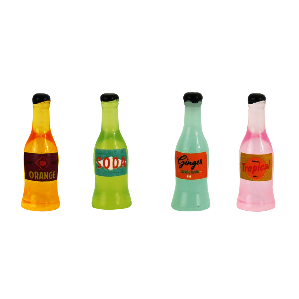 DIY-poppenhuisminiaturen voor kinderen - limonadeflessen (schaal 1:12)