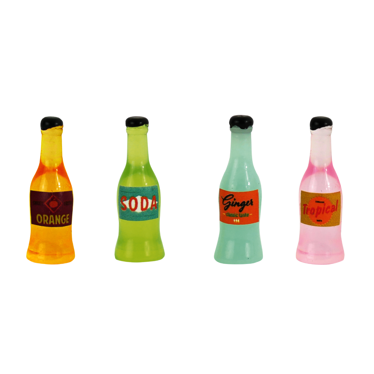 DIY-poppenhuisminiaturen voor kinderen - limonadeflessen (schaal 1:12)
