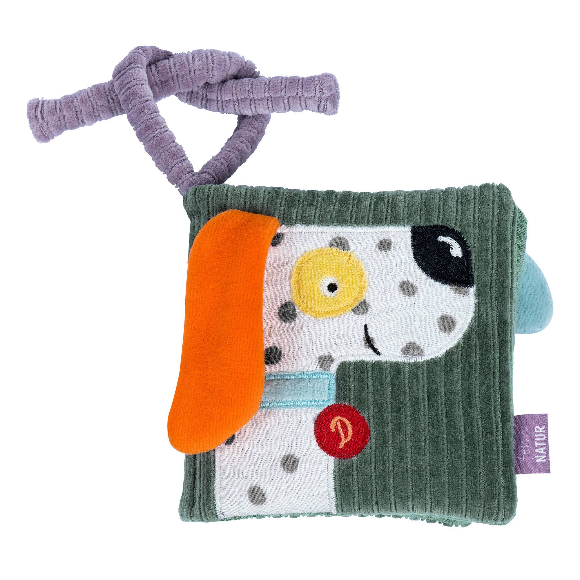 Stoffboek Hond NATUUR - Voelboek met natuurmotieven