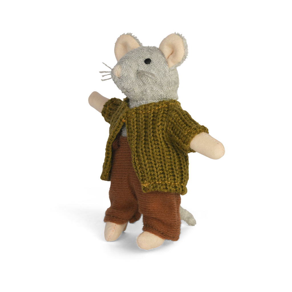 Knuffelmuis - Sam's vader (12 cm) het Muizenhuis