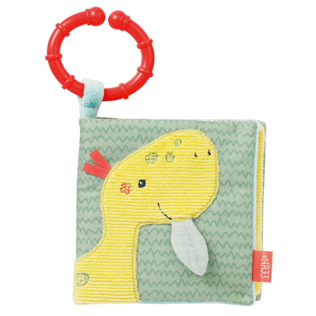 Happy Dino stoffenboek - touchbook met dierenmotieven