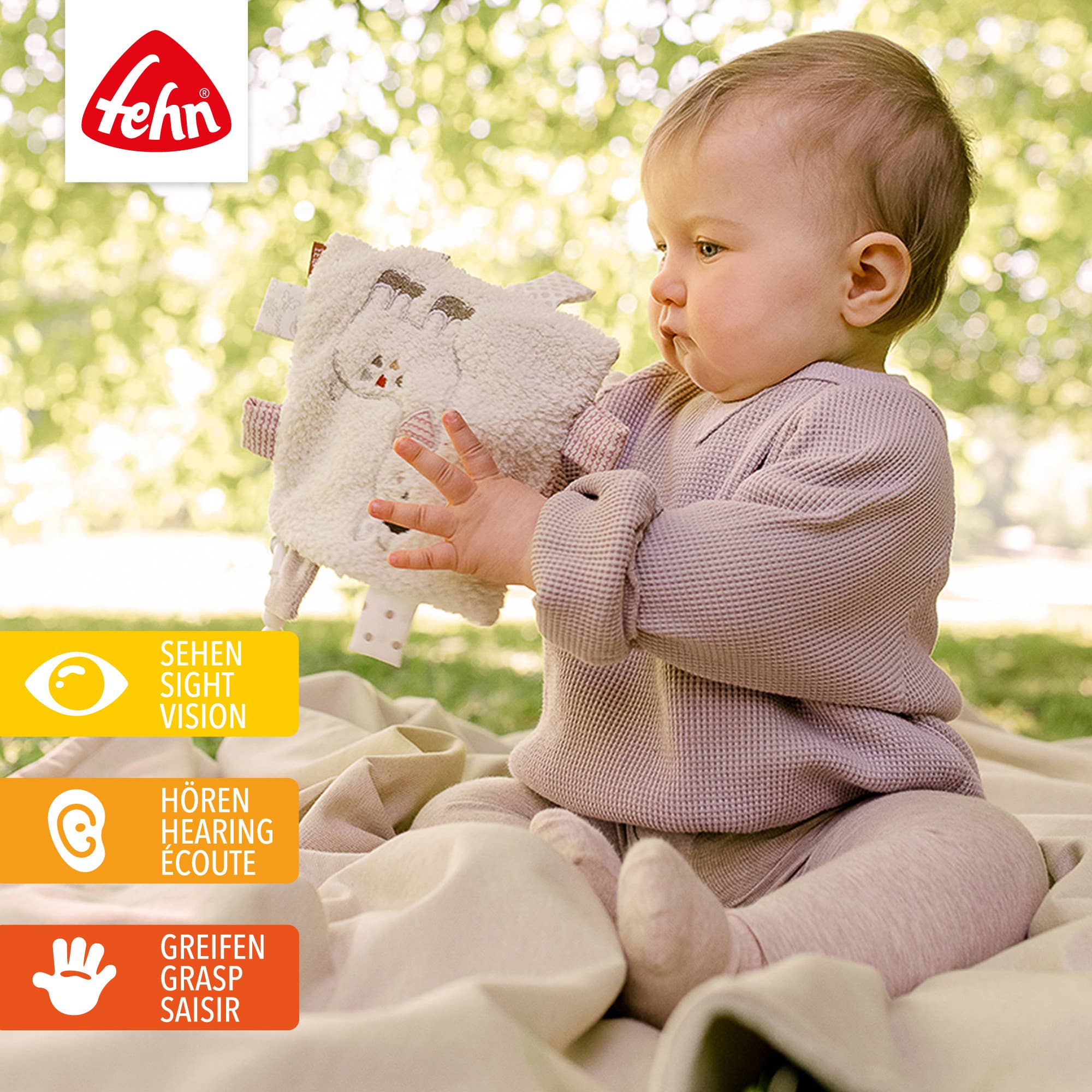 Lama Crackle Cloth - Hangactiviteit Rustle