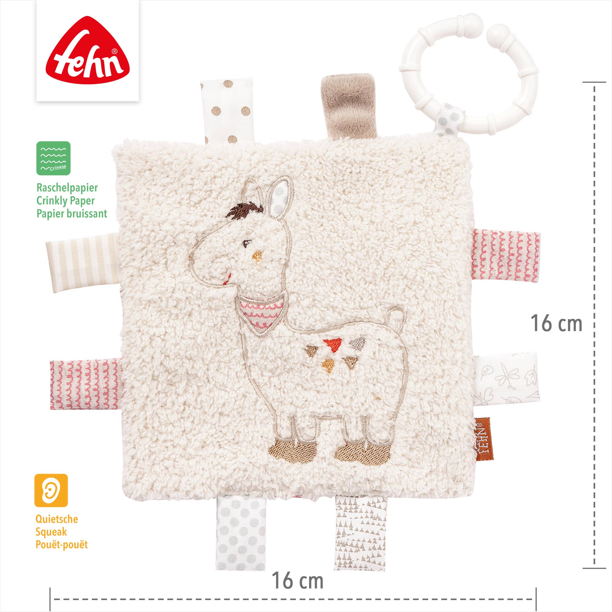 Lama Crackle Cloth - Hangactiviteit Rustle