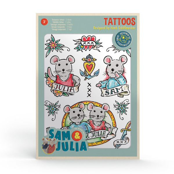 Muizenhuis plaktattoo's X Henk Schiffmacher