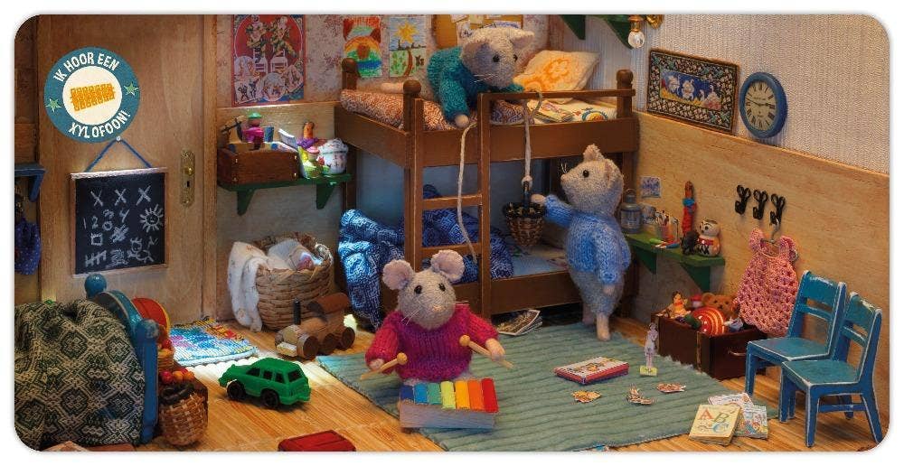 Kinderboek - Wat hoor je daar? (Nederlands) - Het Muizenhuis