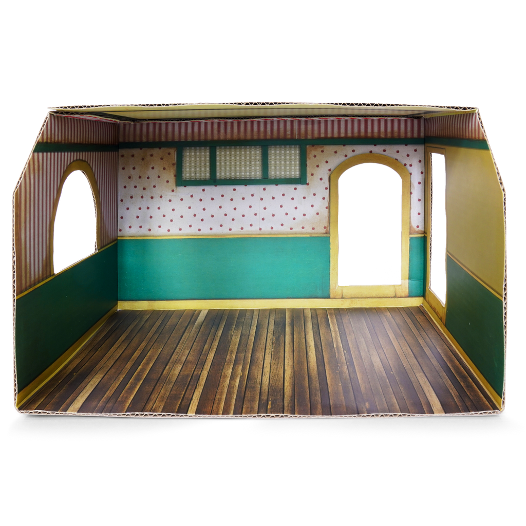 Doe-het-zelf poppenhuis voor kinderen - Kartonnen kamer - Shop